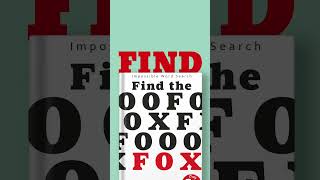 Impossible Word search Book FIND THE FOX [upl. by Teik]