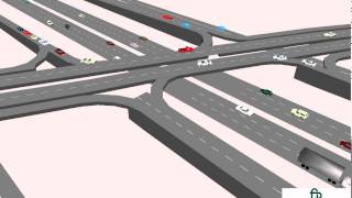 What is a diverging diamond interchange [upl. by Rednirah]