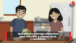 Qali Warma Informa servicio alimentario escolar nutritivo y saludable [upl. by Nalyr370]