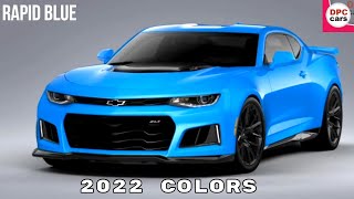 2022 Chevrolet Camaro ZL1 Colors [upl. by Goldie]