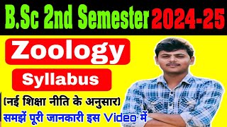 BSc 2nd Semester zoology syllabus 2024Biochemistry amp physiologyspstudypoint [upl. by Trinity]