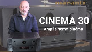 Présentation de Lamplificateur homecinéma Marantz Cinema 30 [upl. by Lilyan]