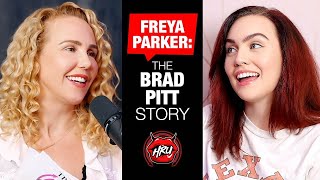 Freya Parker The Brad Pitt Story viralvideo podcast fashion model trendingshorts [upl. by Aerehs936]