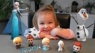 Ouverture de sachetssurprises  Figurines Disney Frozen La Reine des Neiges  Unboxing [upl. by Arlen]