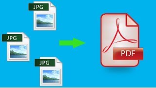 Convert images to PDF in windows 7810 [upl. by Kinch]