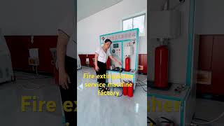 dry powder fire extinguisher service station fireextinguisher machine [upl. by Whitehouse]