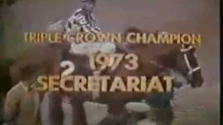 Secretariat Belmont Stakes Race 1973 [upl. by Kanal]