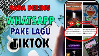 Cara Buat Nada Dering WA Pake Lagu TikTok di HP Samsung Mudah dan Praktis [upl. by Tik]