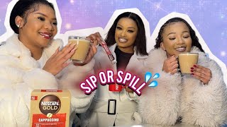 Answering Questions  Sip or Spill  Part 1…check pt2 ntombimbele [upl. by Aiotal]