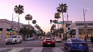 Los Angeles 4K  California Glow  Scenic Drive [upl. by Irroc]