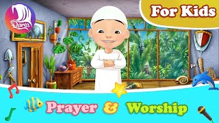 Learn Prayer for Kids  Step by Step Guide  How to Pray Salah  Islamic Cartoon  YouQaria [upl. by Pulcheria]