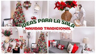 Decoración de mi sala  Navidad tradicional  Crisan Oficial [upl. by Wentworth661]