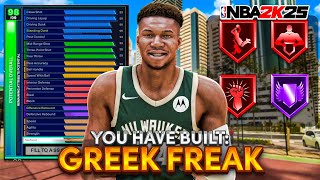 GIANNIS ANTETOKOUNMPO BUILD is A BULLY in NBA 2K25 BEST SLASHER CENTER [upl. by Culbertson]