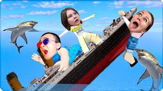 🚢КТО ДОЛЬШЕ ВСЕХ ПРОДЕРЖИТСЯ на ТОНУЩЕМ КОРАБЛЕ в РОБЛОКС НУБИК vs ЛЕСКА vs ШЕДИ [upl. by Tabb884]