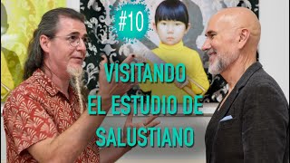 ¿QUIRÓFANO o ESTUDIO DE PINTURA Visito a SALUSTIANO en su TALLER [upl. by Lsil]