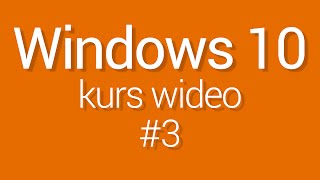 Kurs Windows 10  lekcja 3  Podstawowe ustawienia Windows 10 25 [upl. by Akeenahs]