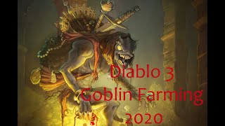 Diablo 3 2020 Rainbow  Menagerist Goblin Farming routes [upl. by Nalat86]