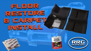 Floor Restoration on the 68 Pontiac LeMans [upl. by Torbert]