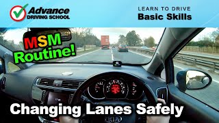 Changing Lanes Safely  Learn to drive Basic skills [upl. by Paloma675]