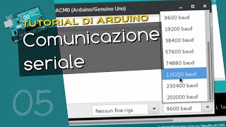 Tutorial Arduino ITA 5 comunicazione seriale invio e ricezione di dati con il monitor seriale [upl. by Freda]