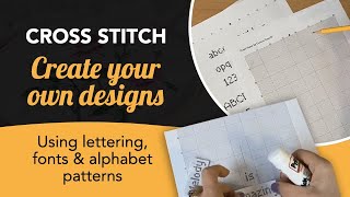 Easy CrossStitch Patterns Letters and Fonts You Can DIY [upl. by Kus979]