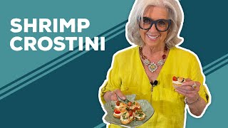 Love amp Best Dishes Shrimp Crostini Recipe  Seafood Appetizer Ideas [upl. by Siegfried]