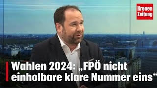 Wahlen 2024 „FPÖ nicht einholbar klare Nummer eins“  kronetv NACHGEFRAGT [upl. by Negrom785]