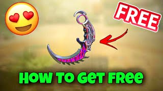 how to get FREE karambit in codm 2024 S9  codm redeem code 2024 today  get free Karambit in CODM [upl. by Selokcin]