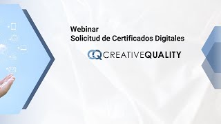 Webinar  Solicitud de Certificados Digitales [upl. by Martinelli669]