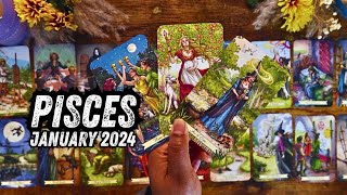 Pisces  MidJanuary 2024 Predictions  Love 💕 amp Career 💰  Pisces Tarot Reading [upl. by Tfat490]