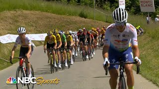 2022 Critérium du Dauphiné Stage 8  EXTENDED HIGHLIGHTS  61222  NBC Sports [upl. by Pentheam]