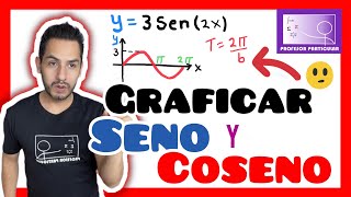 ✅​GRÁFICAS de SENO y COSENO 𝙈𝙪𝙮 𝙁á𝙘𝙞𝙡 😎​🫵​💯​ TRIGONOMETRÍA [upl. by Acilef]