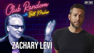 Zachary Levi  Club Random with Bill Maher [upl. by Orelie]