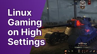 Linux Gaming on High Settings [upl. by Vowel]