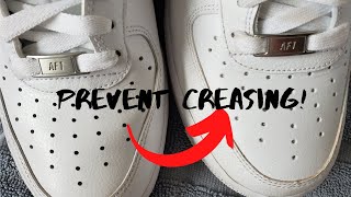 3 EASY Ways I Prevent Creasing In My Sneakers [upl. by Jonie]