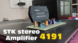 Stk 4191Stk amplifier [upl. by Gnehp]