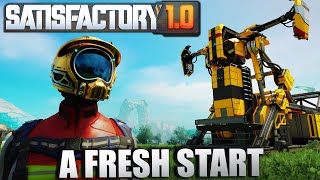 Starting The PERFECT Satisfactory 10 Run Lets Play Ep1 [upl. by Thorma722]