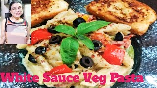 Easy Creamy amp Cheesy White Sauce Pasta Recipe  Veg Pasta Recipe by Purnima Nigam for Love Passion [upl. by Sokcin]