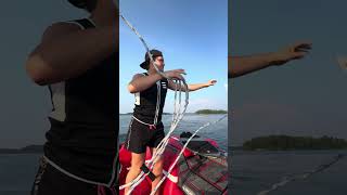 Playing Basketball on Boat [upl. by Enilauqcaj481]