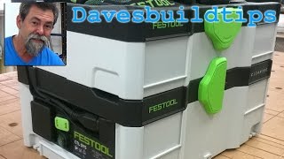 festool systainer vac review  dave stanton  ctl sys [upl. by Yelsnia582]