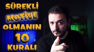 Sürekli Motive Olmanın 10 KURALI  LGS için Ayağa Kalkma Vakti [upl. by Eirollam]