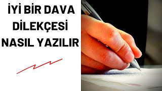 DAVA DİLEKÇESİ NASIL YAZILIR  Dilekçe Yazarken Dikkat Edilmelidir [upl. by Eelrehpotsirhc]