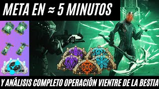 META MODO ASCENSIÓN  OPERACIÓN VIENTRE BESTIA  TRIZAS VOLÁTILES VESTIGIALES  WARFRAME JADE Y MÁS [upl. by Toland]