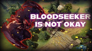 Bloodseeker is INCREDIBLY BROKEN Right Now Free MMR � Winrate [upl. by Zoa540]