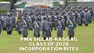 PMA SiglabKasilag Class of 2028 Incorporation Rites Fort Del Pilar Baguio City July 27 2028 [upl. by Hun]