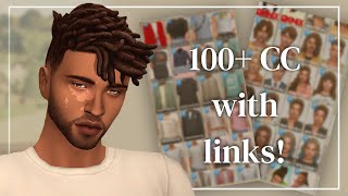 Favorite Male Custom Content with Links  Maxis Match  Alpha  Sims 4 [upl. by Eremihc]