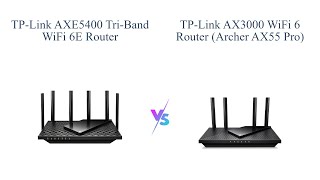 🔥 TPLink AXE5400 vs AX3000 WiFi 6 Routers Comparison 🚀 [upl. by Ecirahs]