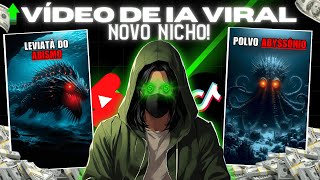 🤑 Como Fazer R273Dia Com Esses Vídeos de IA Virais  Nicho de Monstros Oceânicos [upl. by Laeahcim]