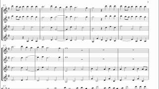 Händel Hornpipe freesheet music [upl. by Frierson]