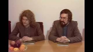 DDR TV Aktuelle Kamera vom 04 Januar 1984 mit Egon Krenz und Olaf Scholz AI restauriert [upl. by Relyhcs]